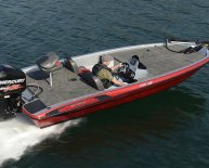 Fiberglass side console for boats