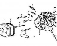 Honda 8HP Engine Parts